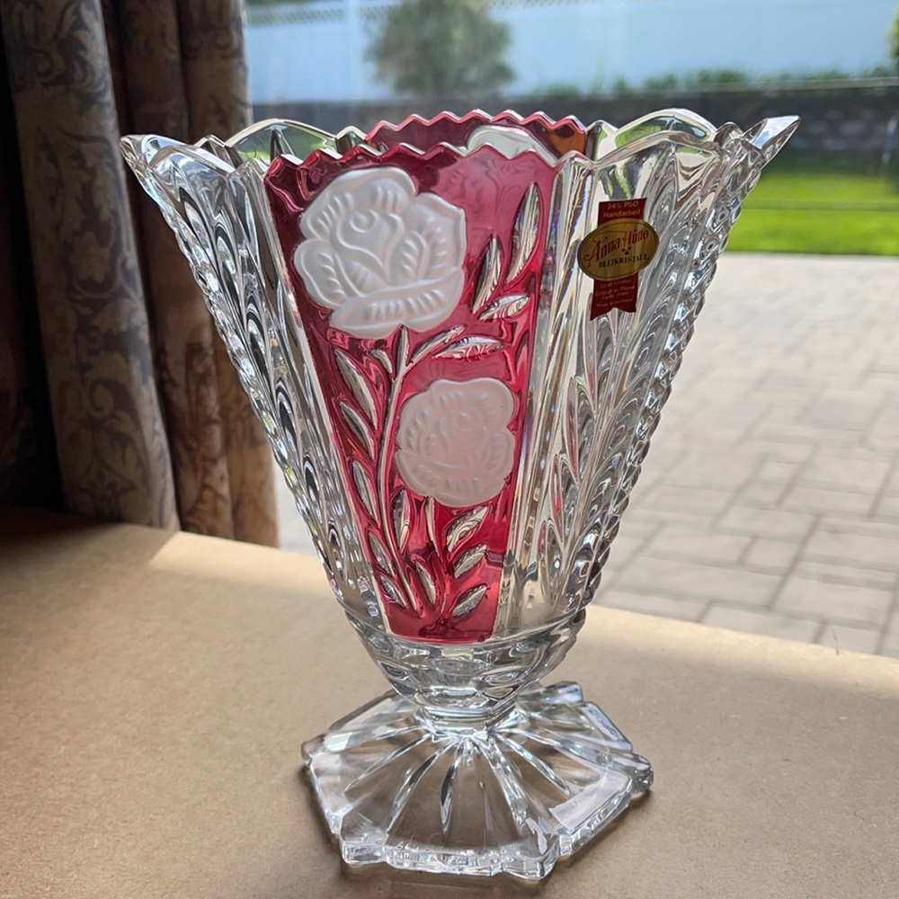 Anna Hutte Bleikristall Vase